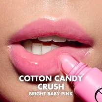 Glow Reviver Melting Lip Balm, new shade! Cotton Candy Crush - Bright baby pink