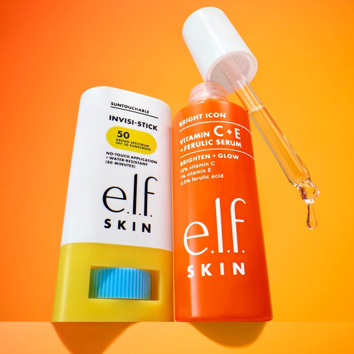 Use Vitaminc C Face Serum with Invisistick SPF 50