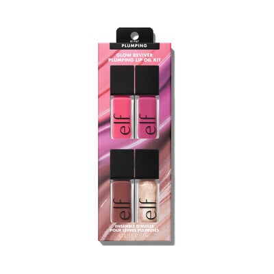 e.l.f.'s Glow eviver Plumping Lip Oil Kit